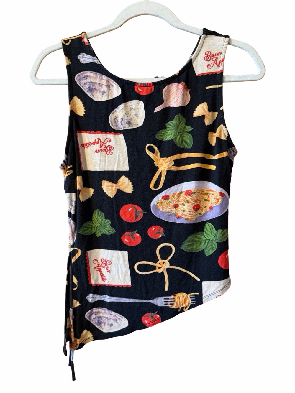 Lisa Says Gah Erin Tank Top in Buon Appetito Print - Picture 5 of 6